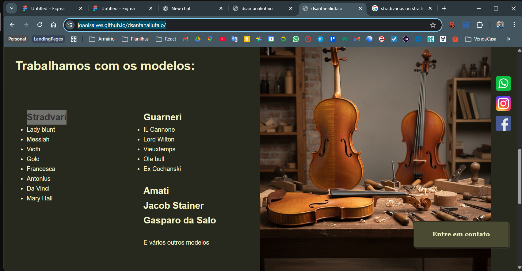 Site da dsantanaliutaio